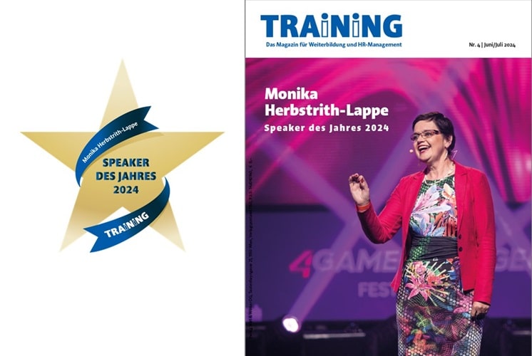 Magazin Training: Monika Herbstrith-Lappe ist Speaker des Jahres 2024