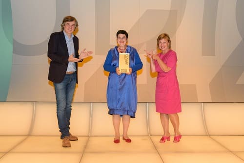 Monika Herbstrith-Lappe beim SpeakerSlam 2020